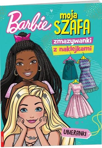 Barbie. Moja szafa. Zmazywanki z naklejkami