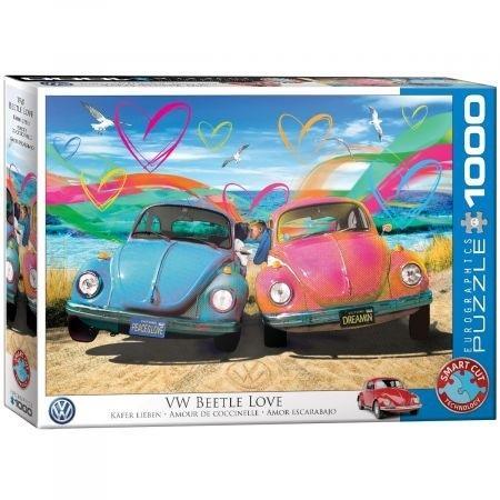 Puzzle 1000 VW Bettle Moja miłość