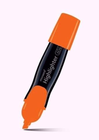 Zakreślacz gruby Highlighter orange ASTRA (12szt)