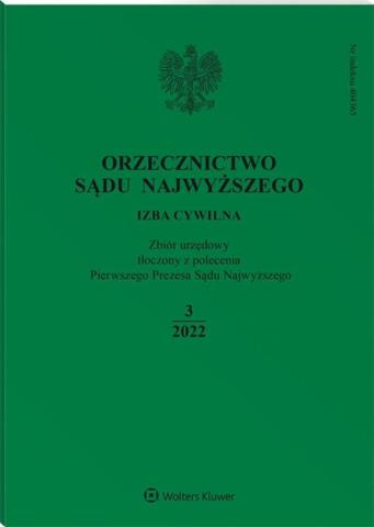 Orzecznictwo Sądu Najwyższego 3/2022