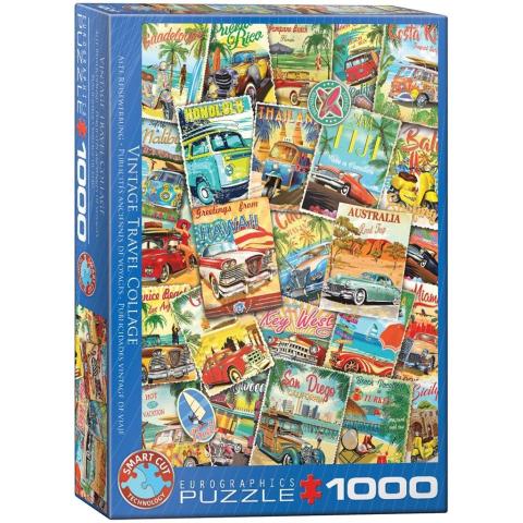 Puzzle 1000 Stare plakaty, Podróże