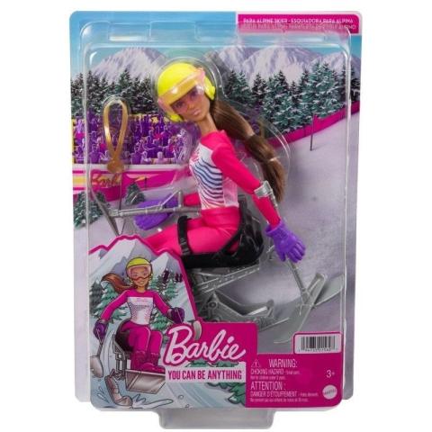 Barbie Sporty zimowe lalka HCN33