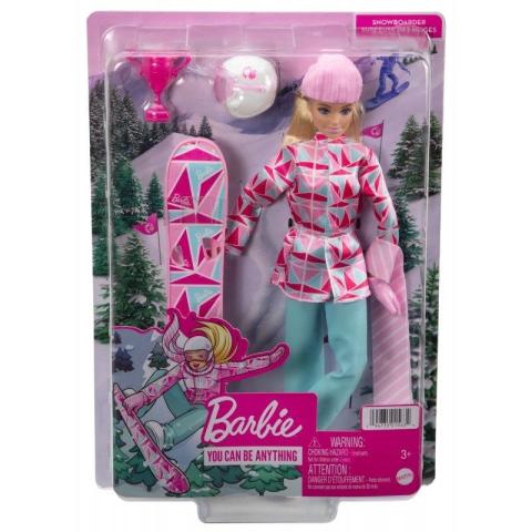 Barbie Sporty zimowe lalka HCN32