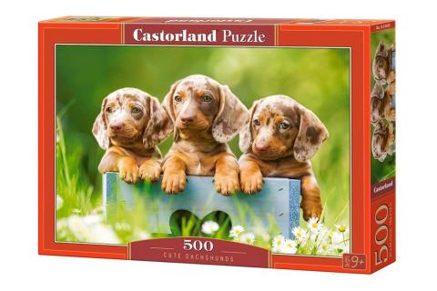 Puzzle 500 Cute Dachshunds CASTOR