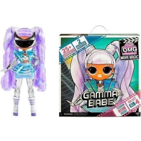 LOL Surprise OMG Movie Magic Doll Gamma Babe(4szt)