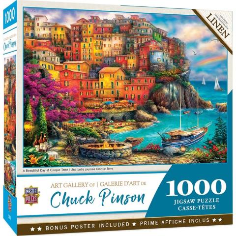 Puzzle 1000 Włochy, Cinque Teer, Chuk Pinson