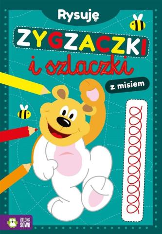 Rysuję zygzaczki i szlaczki z misiem