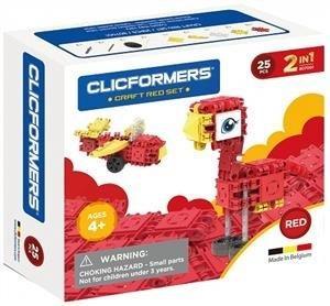 Klocki Clicformers Craft Set Red 25 el.