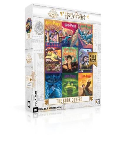 Puzzle 500 Harry Potter, Okładki książek XXL