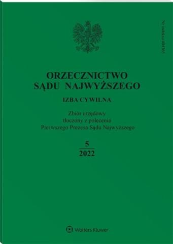 Orzecznictwo Sądu Najwyższego 5/2022