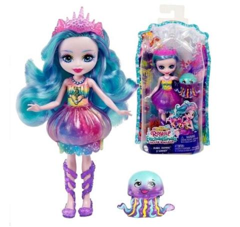 Enchantimals Lalka Meduza + figurka Stingley HFF34