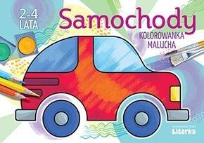 Samochody - kolorowanka malucha 2-4 lata