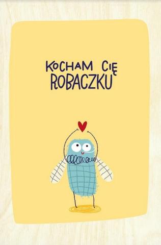 Karnet - Kocham Cię robaczku