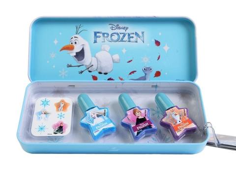 Zestaw lakierów do paznokci Frozen z naklejkami