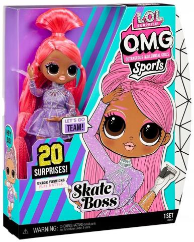 LOL Surprise OMG Sports Doll Skate Boss