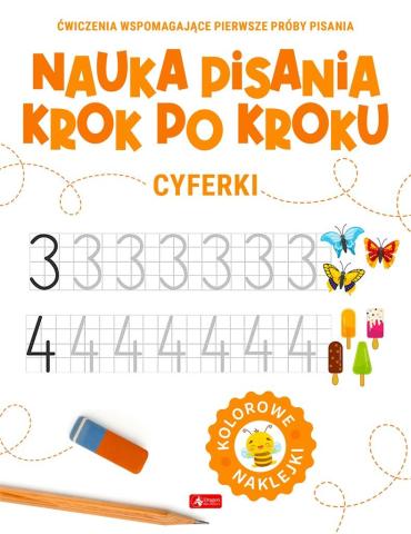 Nauka pisania krok po kroku. Cyferki