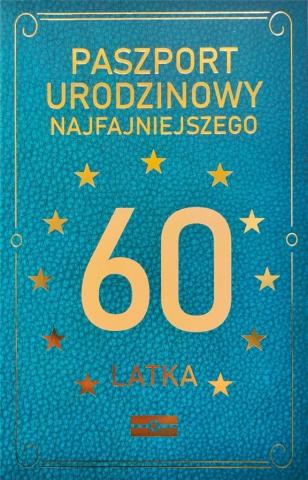 Karnet Urodzinowy 60