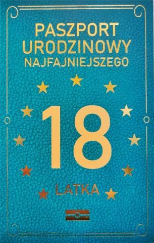 Karnet Urodzinowy 18