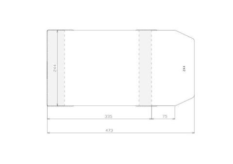 Okładka regulowana 244x410mm (50szt)