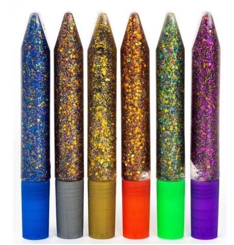 Brokat w kleju Shiny 01 6 x 10ml - Confetti