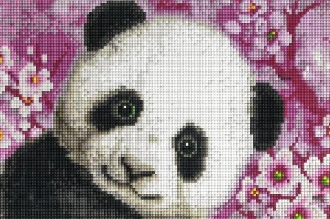 Diamentowa mozaika - Panda 20x30cm