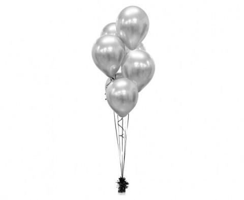 Balony Beauty&Charm platynowe srebrne 30cm 50szt