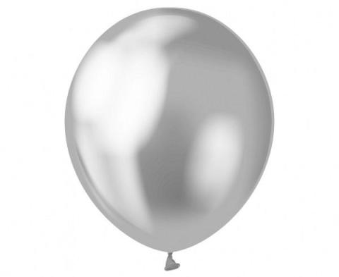 Balony Beauty&Charm platynowe srebrne 25cm 50szt
