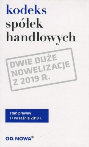 Kodeks spółek handlowych 2019