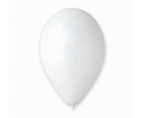 Balony pastelowe białe 30cm 100szt