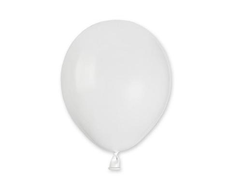 Balony pastelowe białe 13cm 100szt
