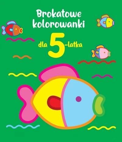 Brokatowe kolorowanki dla 5-latka