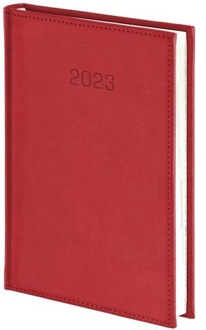 Kalendarz 2023 B5 Dzienny Vivella czerwony