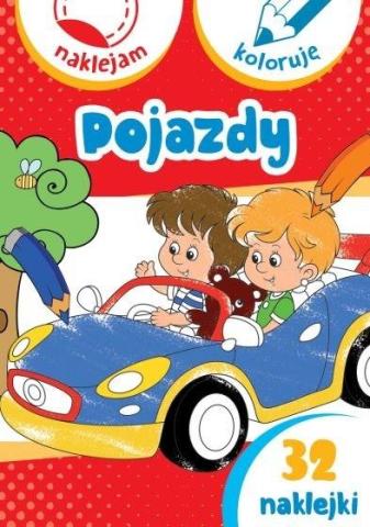 Naklejam i koloruję. Pojazdy