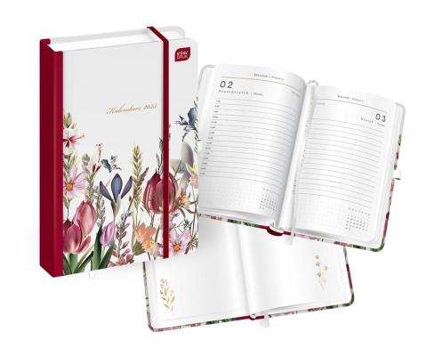 Kalendarz 2023 książkowy A5/384K Flowers