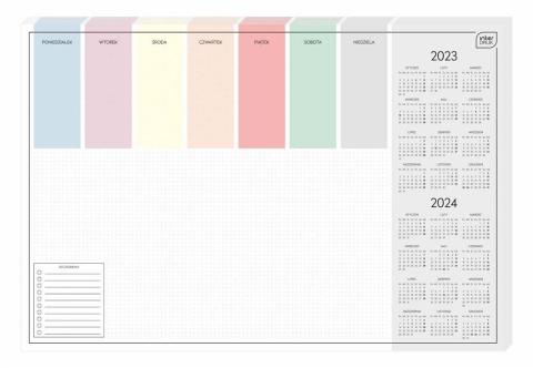 Kalendarz 2023 Biuwar 59x40cm Colour 30 kart