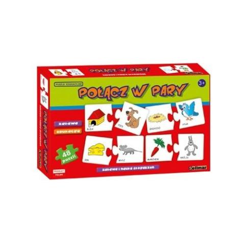 Puzzle edukacyjne Połącz w pary ABINO