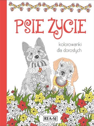 Kolorowanki dla dorosłych. Psie życie