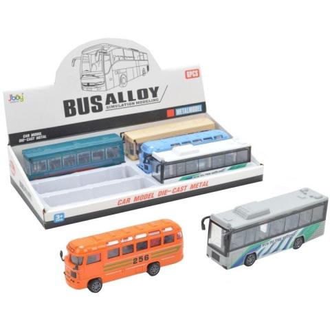 Autobus metalowy 17cm MIX