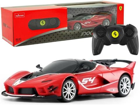 Auto R/C Ferrari Rastar 1:24 czerwone na pilota