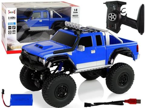 Auto Off- Road R/C 2.4G Climbing Car 1:8 niebieski