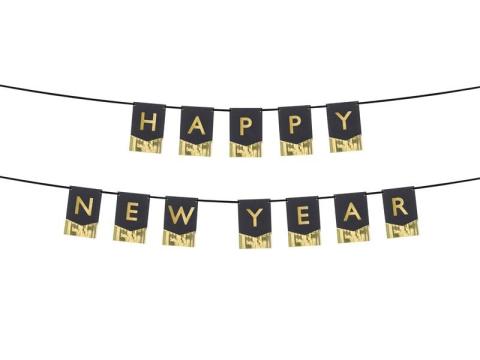 Girlanda Happy New Year 135x16,5cm