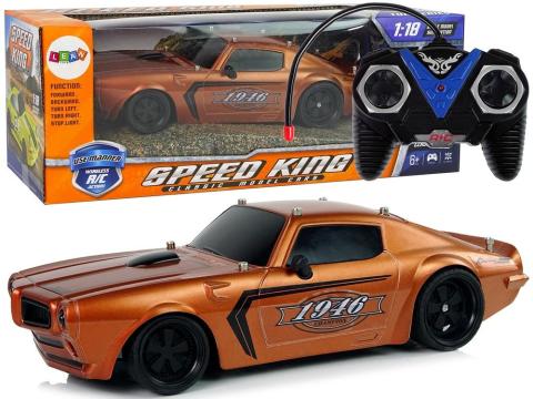 Auto Sportowe R/C 1:18 brązowe Champion