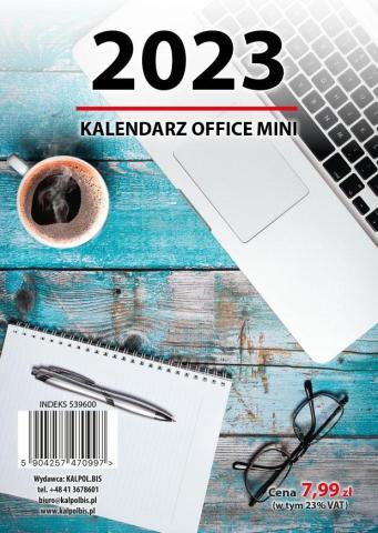 Kalendarz 2023 biurkowy Office mini