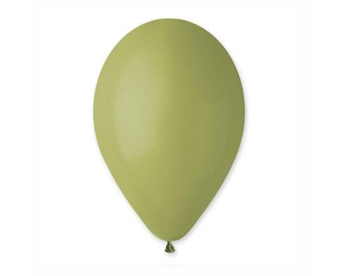 Balony pastelowe oliwkowe 30cm 100szt