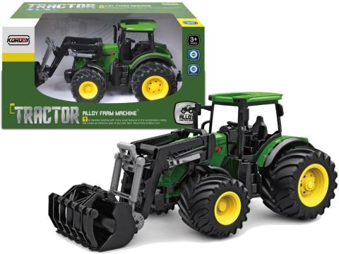 Traktor 1:24 zielony