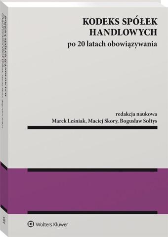 Kodeks spółek handlowych po 20 l. obowiązywania