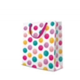 Torba prezentowa Colorful Pompoms M