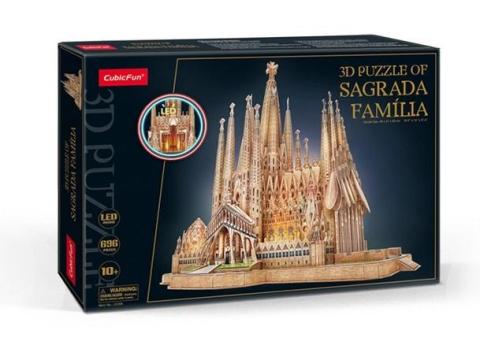 Puzzle 3D Sagrada Familia LED