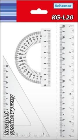 Komplet geometryczny mały KG-L15 3el