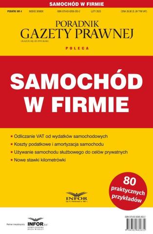 Samochód w firmie. Podatki 4/2023